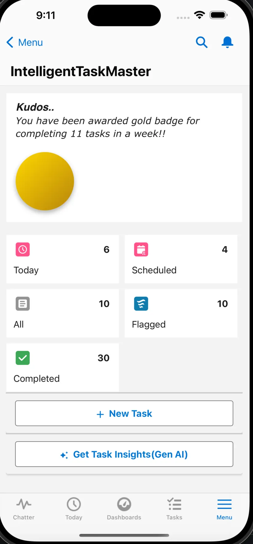 IntelligentTaskMaster — screenshot from the Salesforce AppExchange listing