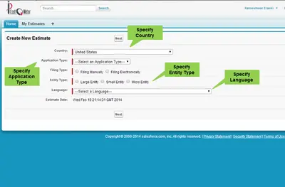 IP Cost-O-Meter for Salesforce — screenshot