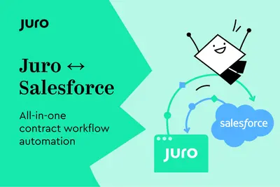Juro® | Intelligent Contract Automation for Salesforce — screenshot