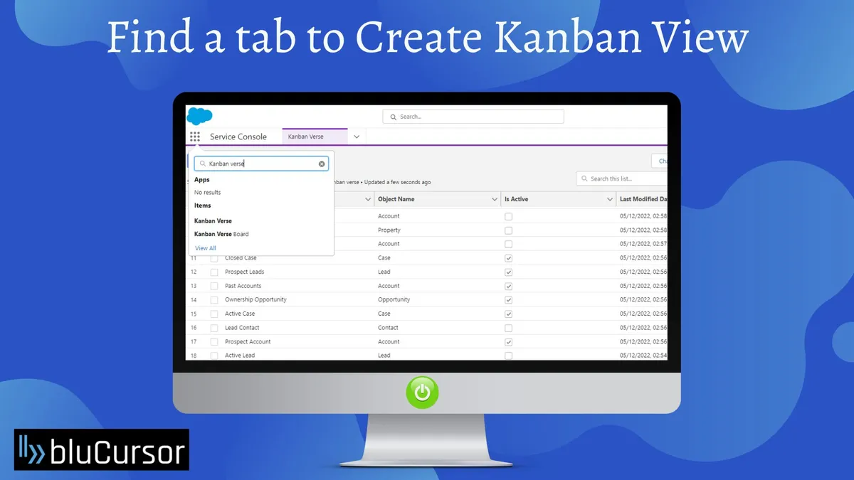 Kanban Verse — screenshot from the Salesforce AppExchange listing