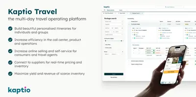 Kaptio Travel: Powering Sales & Operations for Multi-Day Tour Operators for Salesforce — screenshot