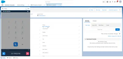 Kavkom for Salesforce — screenshot