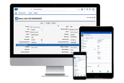 Kenandy, a Rootstock Software company for Salesforce — screenshot