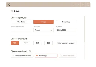 Kindsight Connect for Salesforce — screenshot