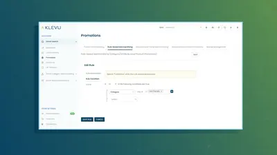 Klevu AI Personalised Search & Merchandising Cartridge for B2C Commerce for Salesforce — screenshot