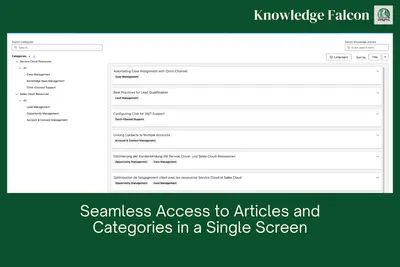 Knowledge Falcon for Salesforce — screenshot