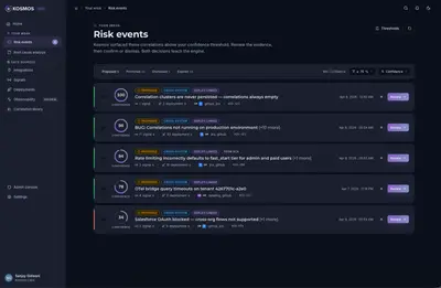 KOSMOS - Operational Intelligence for Salesforce Teams for Salesforce — screenshot