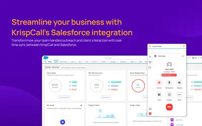 KrispCall | AI-Powered Phone System for Salesforce for Salesforce — screenshot