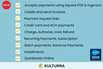 Kulturra - Credit Card & Payment Processing for Salesforce for Salesforce — screenshot