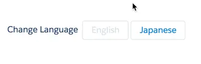 Language Switcher for Salesforce — screenshot