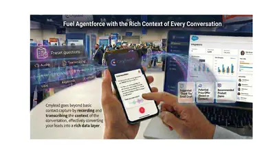 Lead Capturing and Business Card Scanning for Salesforce — screenshot