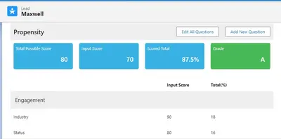 Lead Qualifier for Salesforce — screenshot