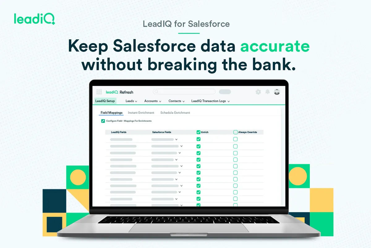 LeadIQ — screenshot from the Salesforce AppExchange listing
