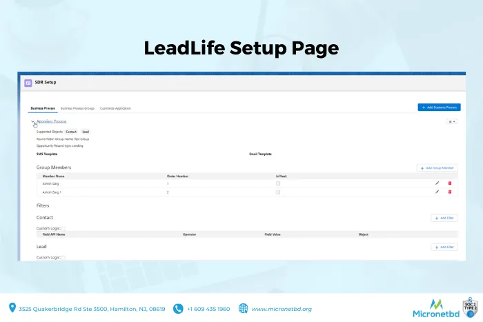 LeadLife — screenshot from the Salesforce AppExchange listing