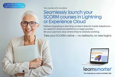 Learnsmarter SCORM Pack - for Learnsmarter LMS for Salesforce — screenshot