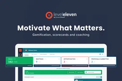 LevelEleven for Salesforce: Sales Performance Coaching & Execution Management for Salesforce — screenshot