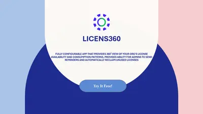 Licens360 for Salesforce — screenshot