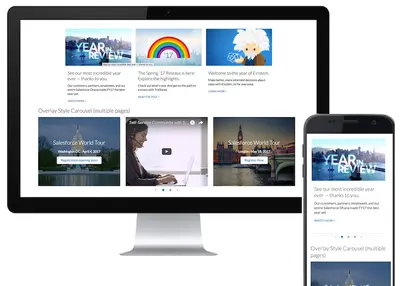 Lightning Carousel and Banner for Salesforce — screenshot