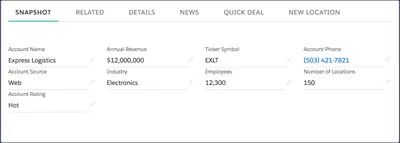 Lightning Field Sets for Salesforce — screenshot