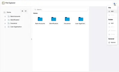 Lightning File Explorer for Salesforce — screenshot