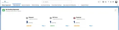 Lightning Mass Approval - Premium for Salesforce — screenshot