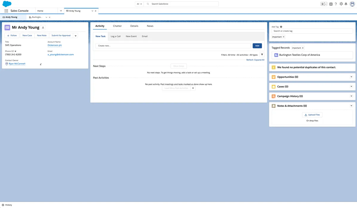 Lightning Universal Tagging — screenshot from the Salesforce AppExchange listing