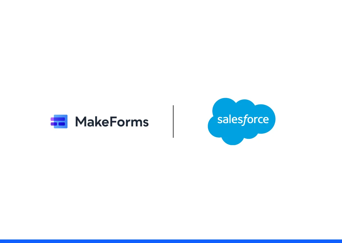 Makeforms For SalesForce — screenshot from the Salesforce AppExchange listing