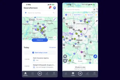 Map My Customers for Salesforce — screenshot