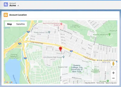 Map My Records for Salesforce — screenshot