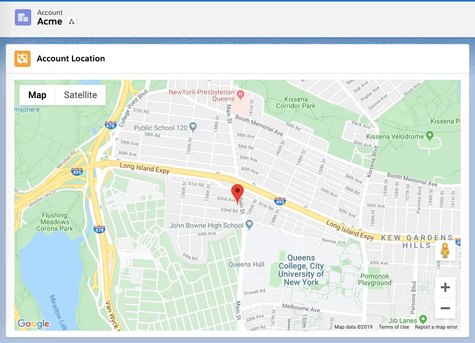 Map My Records — screenshot from the Salesforce AppExchange listing