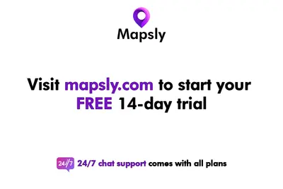 Mapsly: Customizable Map, Routing, Territories, Geolocation Analysis, Automation for Salesforce — screenshot