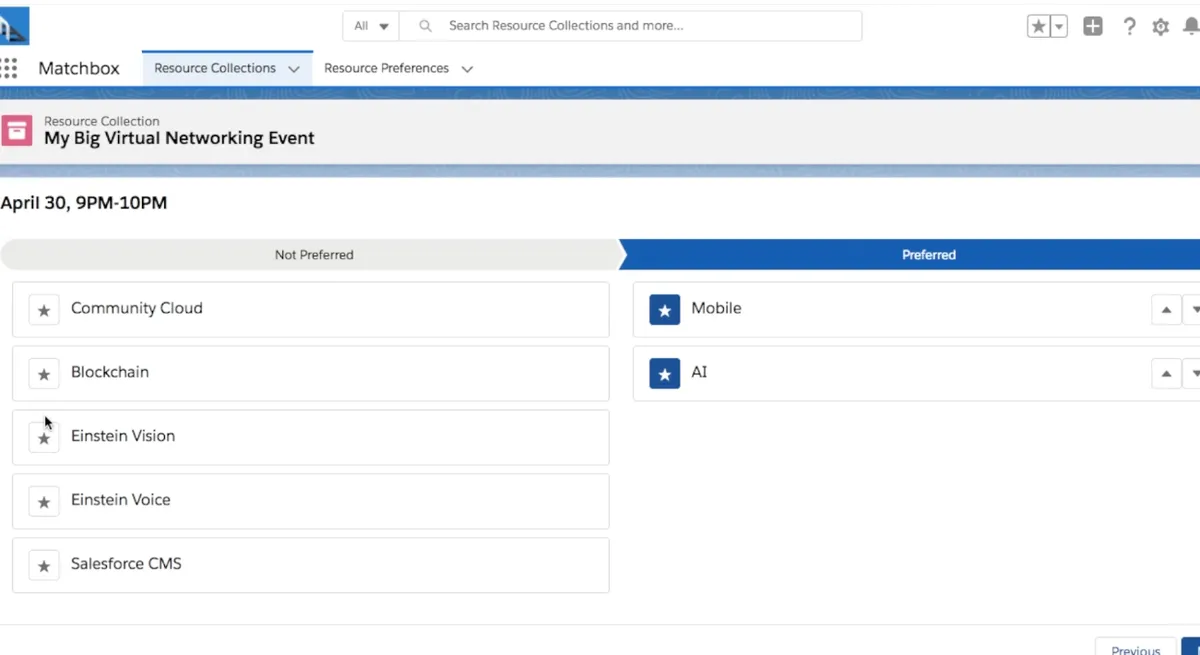 Matchbox — screenshot from the Salesforce AppExchange listing