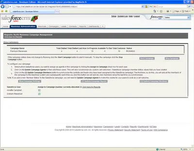 Maximise Cloud Contact Center for Salesforce — screenshot