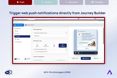 MCX - Web Push Integration and Productivity Tools for Salesforce — screenshot