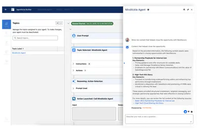 Mindtickle for Agentforce for Salesforce — screenshot
