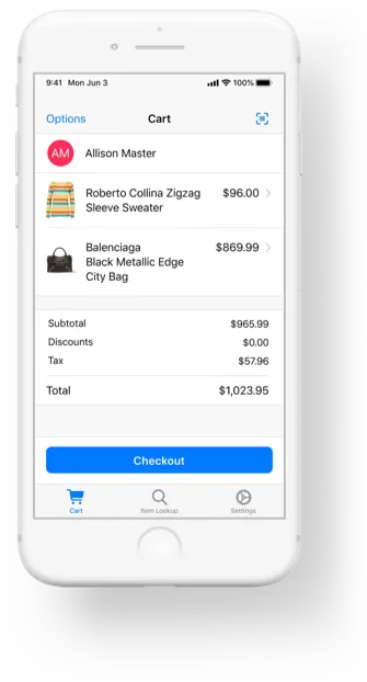 Mobile POS for Salesforce | Mad Mobile - B2C Commerce for Salesforce — screenshot