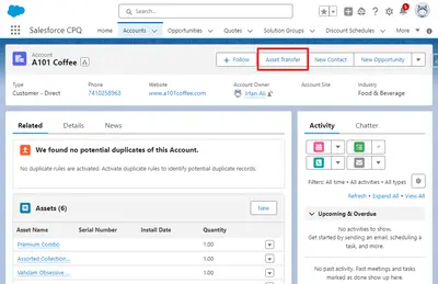 MoveEase for Salesforce — screenshot