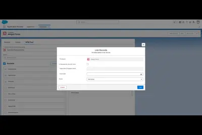 MTM Tool for Salesforce — screenshot