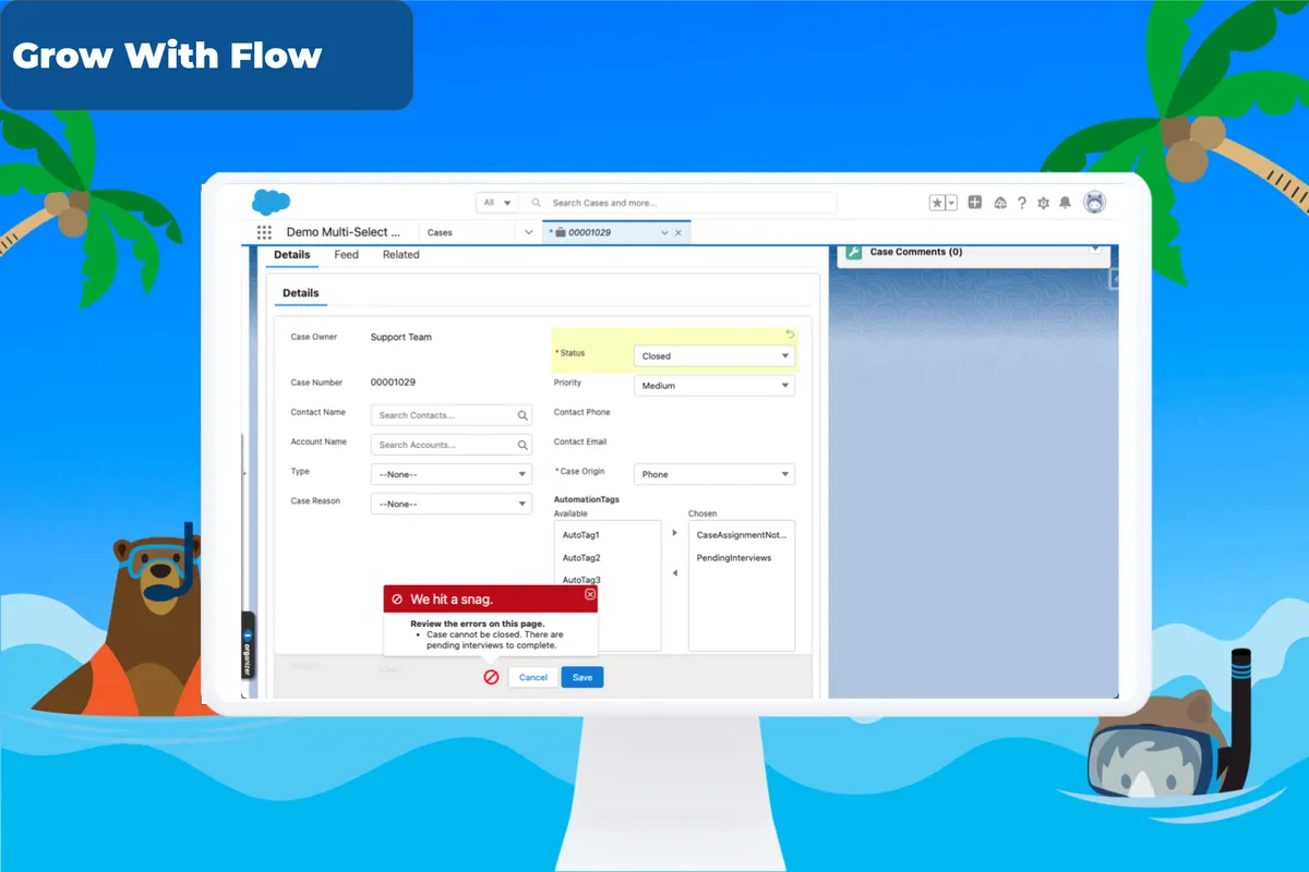Multi-Select Picklist Utility — screenshot from the Salesforce AppExchange listing