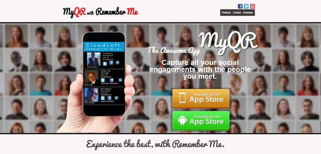 MyQR — screenshot from the Salesforce AppExchange listing
