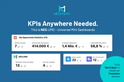 NEO.UMD - Universal Mini Dashboards for Salesforce — screenshot