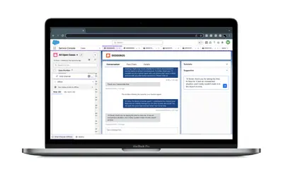 Netomi Agent Assist for Salesforce — screenshot
