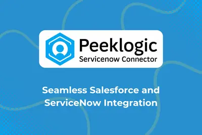 NEW! ServiceNow Connector for Salesforce by Peeklogic | FREE for Salesforce — screenshot