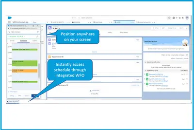 NiCE Salesforce Agent - CTI / IVR / ACD / Dialer / Contact Center for Salesforce — screenshot