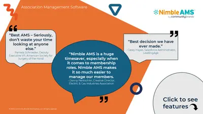 Nimble AMS Membership Management Software for Salesforce — screenshot
