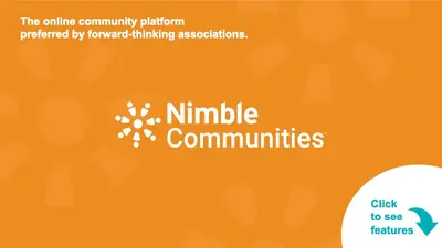 Nimble Communities | Online Community Software for Associations for Salesforce — screenshot