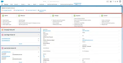 Nurturing Process for Salesforce — screenshot