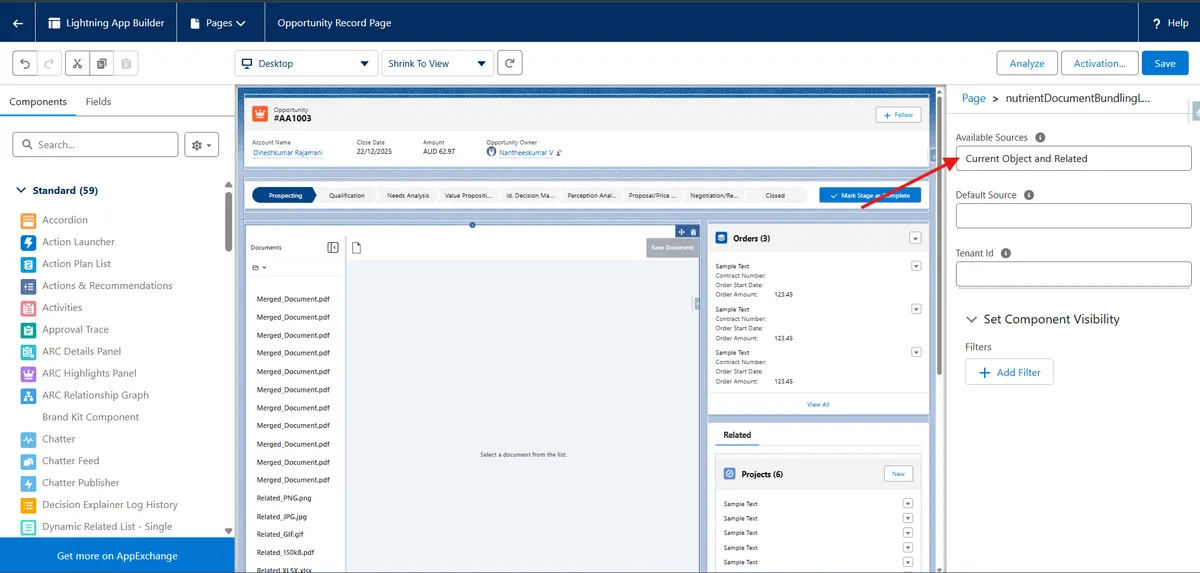 Nutrient Document Merge — screenshot from the Salesforce AppExchange listing