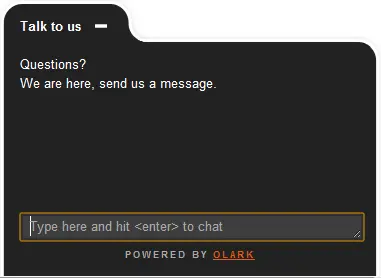 Olark Live Chat for Salesforce — screenshot