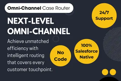 OmniChannel Case Router: Advanced Case & Lead Routing - Chat, Call, SMS, email for Salesforce — screenshot